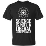 Science Is Not A Liberal Conspiracy T-shirt_Black