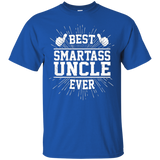 Mens Best Smartass Uncle Ever - Cool Family Gift T-shirts_black=