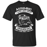 Womens Assuming Jeep Grandma T-shirt_Black