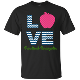 Love Transitional Kindergarten Shirt For Teacher Kids Apple