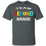 Team Second Grade Teacher Tshirts 2nd Back To School Tee_Black