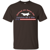 Retired Air Force Veteran T-shirt_Black