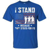 I Stand For The National Anthem Tshirt, I Dont Kneel Shirt_black=