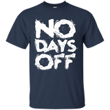 No days off shirt Gym t shirt workout clothing shirt_Black