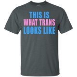 This Is What Trans Looks Like Transgender LGBT Pride T-Shirt_Black