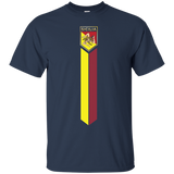 Sicilian Pride - Sicilian Flag Jersey Style T-shirts_black=