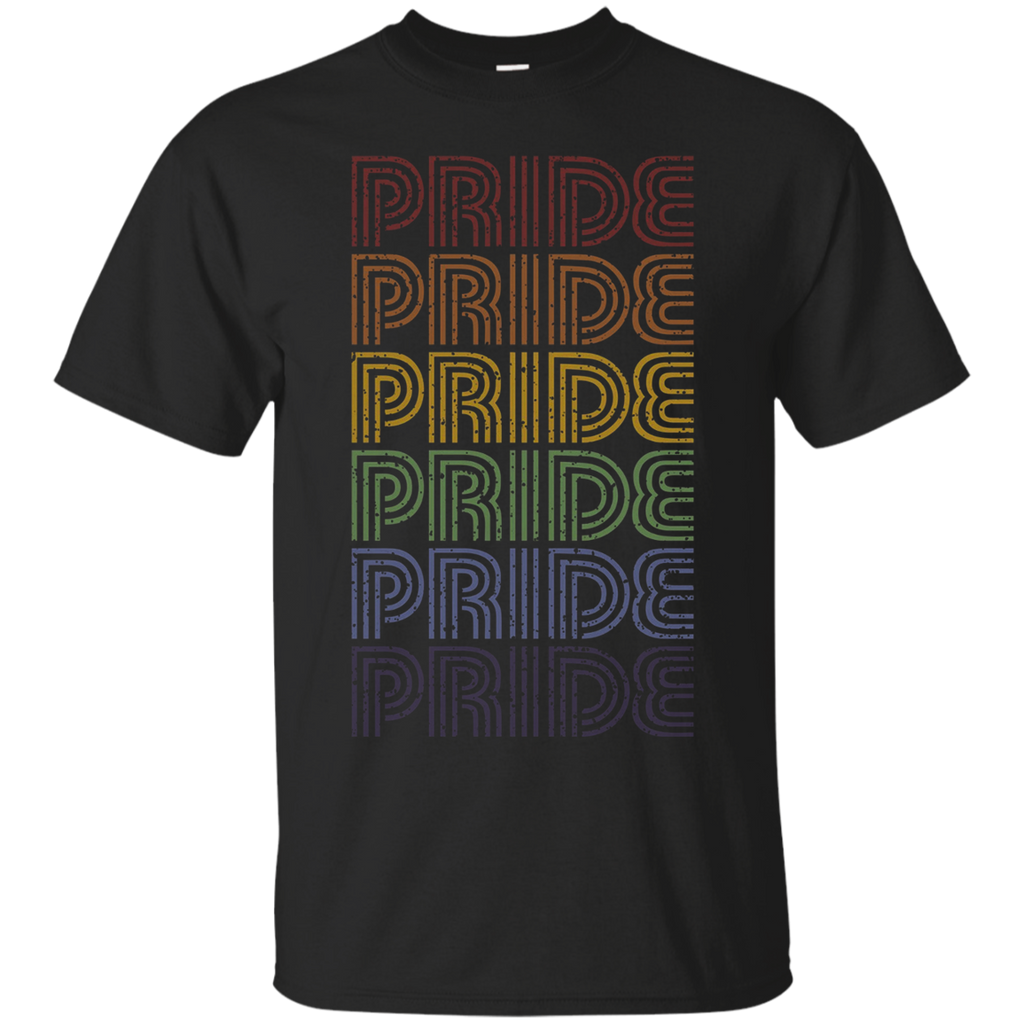 National Pride March Shirt Vintage Rainbow LGBT Equality_Black