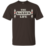 The Barber Life Funny Barber shop T Shirt Gift_Black