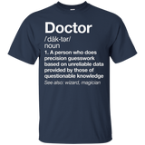 Doctor Definition T-shirt Funny Medical Work Gift Tee_black=