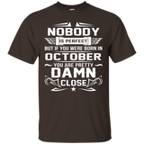 You Were Born In October T-Shirt_Black