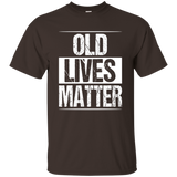 Old Lives Matter T-Shirt Men Women Elderly Seniors_Black