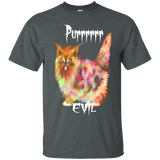 Funny Halloween Kitten Purr Evil Kitty T-shirt_black=