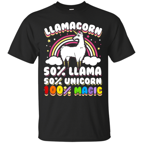 Llamacorn Shirt - Funny Unicorn Llama Shirt - 100% Magic