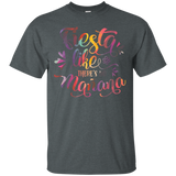 Fiesta Like There's No Manana Salsa Bachata Dance T-shirt_black=