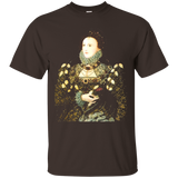 Queen Elizabeth I English Tudor Face Portrait T-Shirt_Black