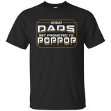 Great Dads Get Promoted To Poppop - Coolest Grandpa Shirt_black=