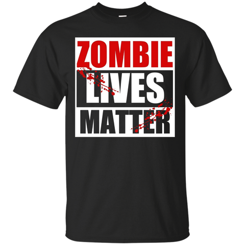 Zombie Lives Matter Funny Zombie T-shirt_black=