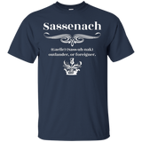 Sassenach Gaelic Sass-uh-nak Outlander or Foreigner T-Shirt_Black