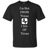 I'm Not From Texas Tee For Native Texans