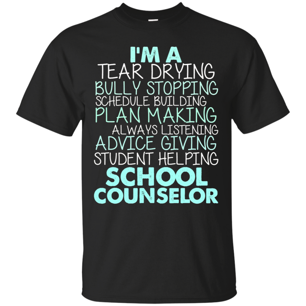 School counselor shirt_Black