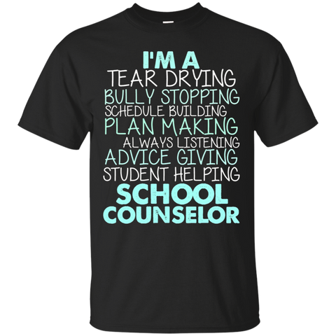 School counselor shirt_Black