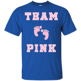 Team Girl Baby Shower Gender Reveal Party Cute Funny Pink_Black