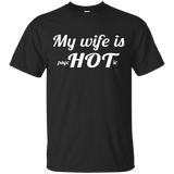 My Wife is psycHOTic T-shirts Gifts for Husbands_Black