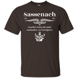 Sassenach Gaelic Sass-uh-nak Outlander or Foreigner T-Shirt_Black