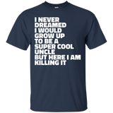 Super Cool Uncle T Shirt - Funny Gift T-Shirt for Uncle_Black