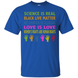 OFFICIAL Science is real black lives matter shirt_Black