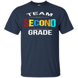 Team Second Grade Teacher Tshirts 2nd Back To School Tee_Black