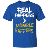 T Shirt for Hip Hop Heads Who Like Real Rappers not Mumble_Black