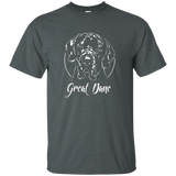 Great Dane T Shirt Dog Fun T-shirt Tee Gift Hund_black=