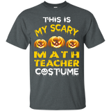 This is My Scary Math Teacher Costume Halloween shirt_Black