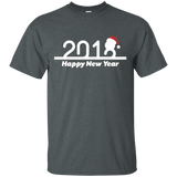 2018 Happy New Year Tshirt_black