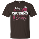 Today's Forecast Cruising with a Chance of Drinking T-Shirt_Black