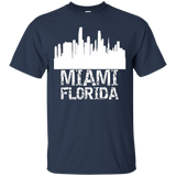 Miami Florida USA United States America City T-shirt_Black
