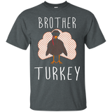 Brother Turkey Funny Thanksgiving Shirt Matching Tee_black