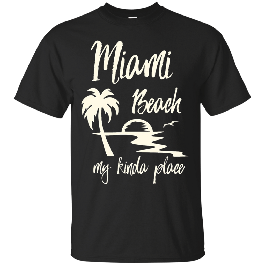 Miami Beach Is My Kinda Place Tee Shirt_Black