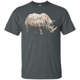 Rhino Animal Shirt - Rhinoceros Endangered Species T-Shirt_Black