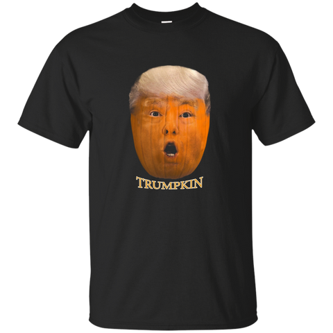 Halloween Pumpkin Shirt Orange Trumpkin Shirt_black=