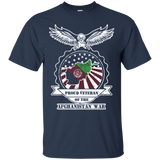 Distressed Proud Veteran Of Afghanistan War Tee_black