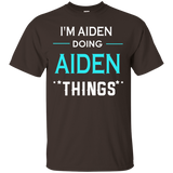 I'm Aiden Doing Aiden Things Funny First Name T-shirt_black=