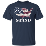 I Stand For The Flag Veteran Proudly Stands T Shirt_black