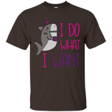 Shark TShirt Shark Unicorn I Do What I Want_Black