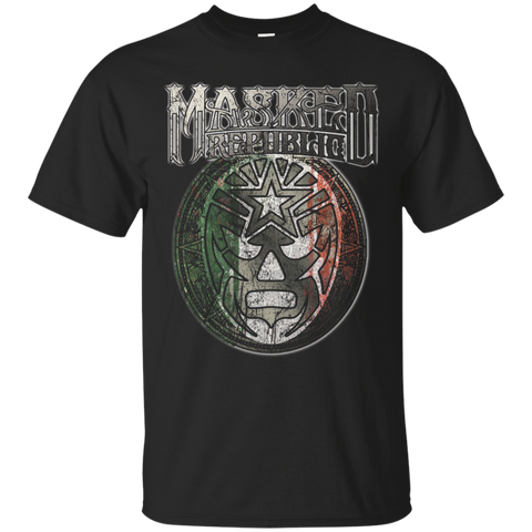 Masked Republic Lucha Libre Mexico City Earthquake T-shirt_black=