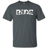 RIDE Snowboard T Shirt, Silhouette Snowboarding Graphic Tee_Black