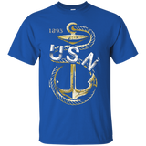 Navy Chief Petty Officer Fouled Anchor Genuine CPO Shirt_Black