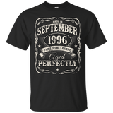 Legends Were Born In September 1996 Shirt 21st Birthday Gift