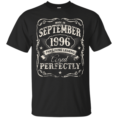 Legends Were Born In September 1996 Shirt 21st Birthday Gift